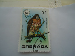 GRENADA USED   STAMPS  BIRD BIRDS   WWF - Usati