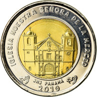 Monnaie, Panama, Eglise Nuestra Senora De La Merced, Balboa, 2019, SPL - Panama