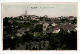 X69067 Peu Commun Edition Colorisée DARDILLY Rhone Vue Generale Et La GARE 25.05.1911 - C.G 2 - Sonstige Gemeinden