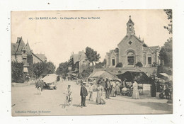 JC, Cp , Commerce , Marché , 44, LA BAULE ,la Chapelle Et La Place Du Marché, Voyagée 1908 - Markets