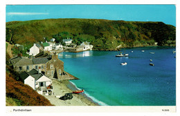 Ref 1530 - 1988 Postcard - Porthdinllaen Harbour & Houses - Caernarvonshire Wales - Caernarvonshire