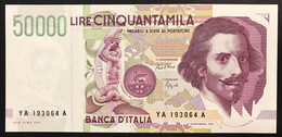 50000 Lire Gian Lorenzo Bernini II° Tipo Serie A 1992 Q.fds LOTTO 3842 - 50000 Liras