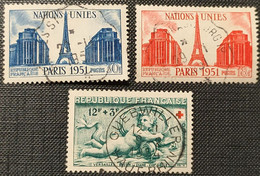 N° 793/803/804  Avec Oblitération Cachet à Date Rond De 1951/54  TB - Used Stamps