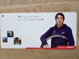 Card Thibaut Pinot - Equipe Francaise Des Jeux - FdJ - 2010 - Cycling - UCI - France - Cycling