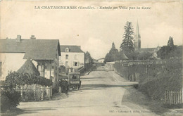 LA CHATAIGNERAIE - Entrée En Ville Par La Gare. - La Chataigneraie