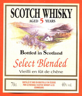 Etiquette Neuve De Scotch Whisky Aged 5 Years Scotland - 70 Cl - Whisky