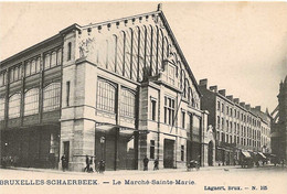 CPA-BRUXELLES-SCHARBEEK " Le Marché Sainte-Marie " - Schaerbeek - Schaarbeek