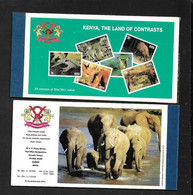 Kenya  Carnet N° C657 Faune Complet 24 Timbres (4 Séries 657 à 662)  + Présentations  Et Histoire Neufs  * *  TB Rare ! - Giraffen