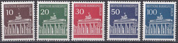 Berlin 1966 - Mi.Nr. 286 - 290 - Postfrisch MNH - Brandenburger Tor - Unused Stamps