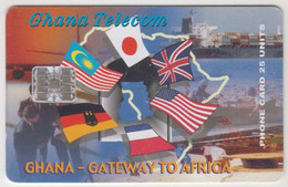 GHANA - Gateway To Africa, 05/00, 25 U, Tirage 370.000, Used - Ghana