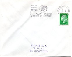 Delcampe - ALPES Mmes - Dépt N° 06 = EZE BORD DE MER 1969 = FLAMME SECAP ' PENSEZ à INDIQUER NUMERO DEPARTEMENT ' - Code Postal
