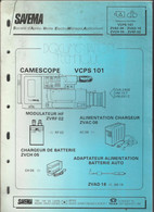 SAVEMA - Documentation Technique Caméscope VCPS 101 - Camcorder