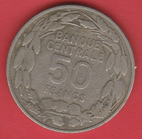 Cameroun - 50 Francs 1960 - Cupronickel  - Graveur Bazor - Camerun