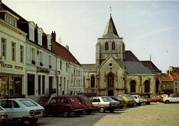 Ardres - L'église "R16 - 2CV - Dyane" - Ardres