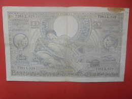 BELGIQUE 100 FRANCS 12-8-41 Circuler (B.18) - 100 Francs & 100 Francs-20 Belgas