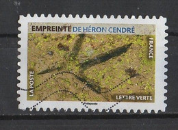 France 2021  YT/  1965  Héron Cendré Empreintes - Used Stamps