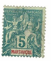 MARTINIQUE N° 34 Oblitéré Cote 2.75€ - Gebraucht