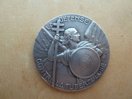 DA-019 Médaille Bronze (gravé Sur Tranche)Défense Contre La Tuberculose D'après ABEL FAIVRE - Cruz Roja