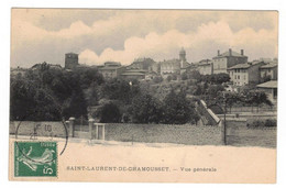 Saint-Laurent-de-Chamousset Vue Générale Rhône 69930 En B.Etat Cpa Ayant Voyagée - Saint-Laurent-de-Chamousset
