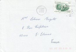 IRLANDE SEUL SUR LETTRE DE GAILLIMH POUR LA FRANCE 1996 - Covers & Documents