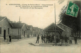 Vincennes * Le Camp De St Maur * Casernement Du 26ème Bataillon De Chasseurs à Pied * Lavoir Baraques * Militaria - Vincennes