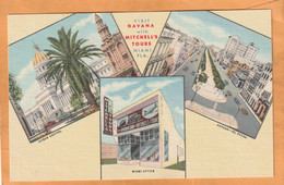 Mitchells Tours Havana Cuba Old Postcard - Kuba