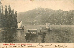 Aix Les Bains * Vue Sur Le Lac Du Bourget * Abreuvoir * Bateaux - Aix Les Bains