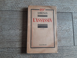 L'assassin Simenon Gallimard 1937 - Simenon