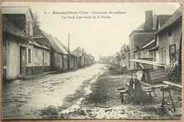 CP ANSAUVILLERS Chaussée Brunehaut. Le Bout D'en Haut Et La Poste - Other Municipalities