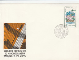 Bulgaria 1975 - World Championship Of Flying Models - Lettres & Documents