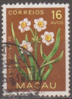 MACAU - 1953, Flores De Macau, 16 A.   D. 12   (o)   MUNDIFIL  Nº 378 - Used Stamps