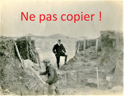 CARTE PHOTO ALLEMANDE - TRAVAUX SUR LE FORT DE LONCIN A ANS PRES DE LIEGE - LUTTICH BELGIQUE - GUERRE 1914 1918 - 1914-18