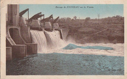 AVAILLES-LIMOUZINE. - Barrage De JOUSSEAU Sur La Vienne. Cliché Pas Courant - Availles Limouzine