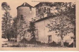 *** 42  ***   St Germain Laval Commanderie De Malte De St Jean ... Timbrée TTB - Saint Germain Laval