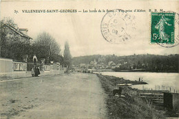 Villeneuve St Georges * Les Bords De Seine * Vue Prise D'albon * Route Rue * A L'Ami Lolotte - Villeneuve Saint Georges