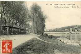 Villeneuve St Georges * Les Bords De La Seine * Route Chemin * Café Restaurant RAQUIN - Villeneuve Saint Georges