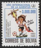 BOLIVIA - FOODBALL - CHILDREN CLUB DEPORTIVO - **MNH - 1986 - Fußball-Amerikameisterschaft