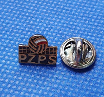 Official Badge Pin Poland Polska Volleyball Federation Association - Volleyball