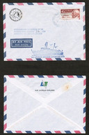 NORWAY   Scott # 399 On 1970 "MS LINDBLAD" SHIP COVER COVER---ANTARCTIC EXPLORATION (2/22/1970) (OS-681) - Storia Postale