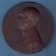 Médaille Cardinal Mercier Hommage National Patriotisme Et Endurance 1914 - Professionali / Di Società