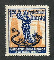 W17240 Danzig Scott # B3 Mint "Offers Welcome" - Sonstige & Ohne Zuordnung