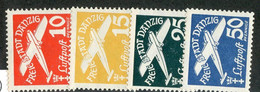 W17244 Danzig Scott # C36-39 Mnh** "Offers Welcome" - Andere & Zonder Classificatie