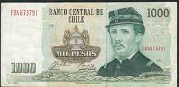 CHILE P154e 1000 PESOS 1994 VF - Cile