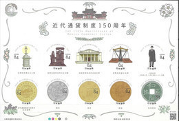 JAPAN, 2021, MNH, COINS, MODERN CURRENCY SYSTEM, SHEETLET - Coins