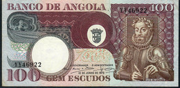 ANGOLA P106 100 ESCUDOS 1973 #YY   XF - Angola
