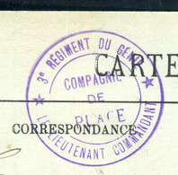 Cachet Du 3ème Régiment De Génie Sur Carte Postale Du Havre - Réf M 42 - 1. Weltkrieg 1914-1918