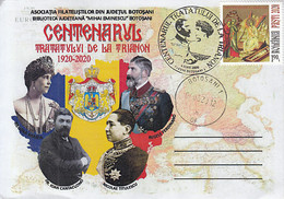 TRIANON TREATY ANNIVERSRY, PERSONALITIES, SPECIAL COVER, 2020, ROMANIA - Covers & Documents