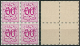 N°1370P2 (Papier Blanc) En Bloc De 4** Neuf Sans Charnières. Belle Rareté ! - 1951-1975 Heraldic Lion