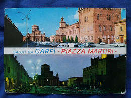 Carpi (Modena). Piazza Martiri - Vedutine. - Carpi