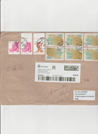 Spagna 2022 - Busta Racc. X L'Italia Affrancata Con 10stamps - Briefe U. Dokumente